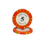 10pcs Clay Poker Chip Set Casino Coins Poker 40x3.3mm Metal Entertain Coins Dollar Monte Carlo Chips Poker Club Accessories