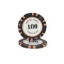 10pcs Clay Poker Chip Set Casino Coins Poker 40x3.3mm Metal Entertain Coins Dollar Monte Carlo Chips Poker Club Accessories