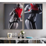 Sexy Lady Bodybuilder Muscle Sporty Woman Thong Motivational Print Canvas Wall Art Decoration Painting Fitness Poster for Gym