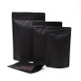 Various Sizes Matte White Black Stand Up Pouches Aluminum Foil Zip Lock Plastic Bags Coffee Tea Packaging Bag 50pcs