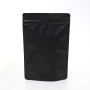 Various Sizes Matte White Black Stand Up Pouches Aluminum Foil Zip Lock Plastic Bags Coffee Tea Packaging Bag 50pcs