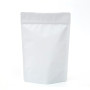 Various Sizes Matte White Black Stand Up Pouches Aluminum Foil Zip Lock Plastic Bags Coffee Tea Packaging Bag 50pcs