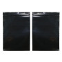 100pcs Multi Sizes Reclosable Poly Ziplock Package Pouches Black Heat Sealing Zip Lock Plastic Storage Bags