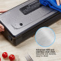 VS02 Vacuum Sealer Machine 220V/110V Dry/Moist/Pulse/Canister 4 Sealing Modes Built-in Cutter for Food Preservation