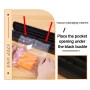 220V/110V Vacuum Sealer Packaging Machine with Free 10pcs Vacuum Bags Household Black Food Vacuum Sealer