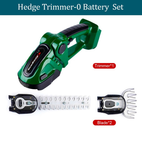 24V 2 in 1 Electric Hedge Trimmer 13000rpm Household Lawn Mower  Garden Bush Scissors Grass Scissors Power Tool