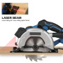 4300rpm Cordless 20V Electric Circular Saw with 4.0ah Battery, Adjustable Cutting Angle Multifunctional Cutting Machine