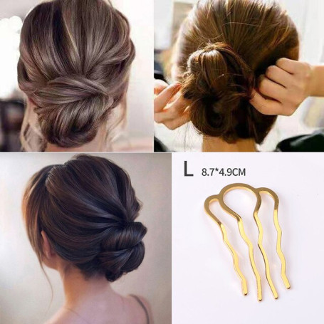Women Hair Clips Long And Short Hair Braiding Tool Simple Trendy Hair Accessories Comb Twist Fork Curly Ornament