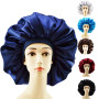 Silk Sleeping Cap Night Hat Head Cover Bonnet Satin Cheveux Nuit For Curly Hair Care Women Beauty Maintenance Designer