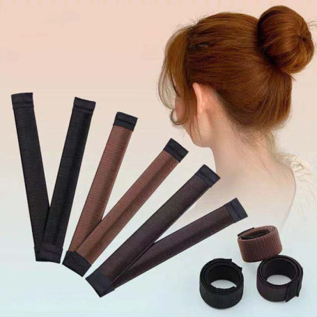 1Pcs Portable Hair Braider Curler Hair Accessories Synthetic Wig Donuts Bun Headband For Women Styling Tools Headwear Hairband