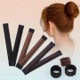 1Pcs Portable Hair Braider Curler Hair Accessories Synthetic Wig Donuts Bun Headband For Women Styling Tools Headwear Hairband