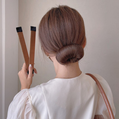 1Pcs Portable Hair Braider Curler Hair Accessories Synthetic Wig Donuts Bun Headband For Women Styling Tools Headwear Hairband