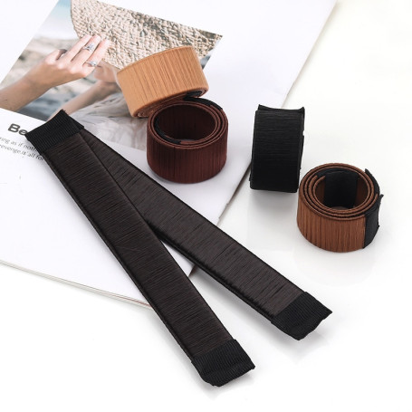 1Pcs Portable Hair Braider Curler Hair Accessories Synthetic Wig Donuts Bun Headband For Women Styling Tools Headwear Hairband