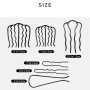Korean Style Hairpin Comb U Shape Braiding Twist Fork Curly Hair Clip Fashion Women Styling Tool Hair Sticks Hair Accessories
