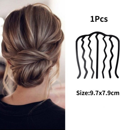 Korean Style Hairpin Comb U Shape Braiding Twist Fork Curly Hair Clip Fashion Women Styling Tool Hair Sticks Hair Accessories