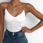 Sexy Women Thin Wild Solid Camis Vest Tank Tops Female Strap Basic Tops Slim Sleeveless Camisole