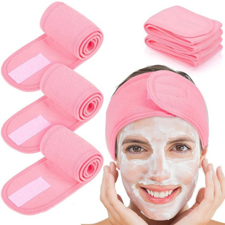 NEW Solid Color Multifunction Women Headbands Face Wash/Yoga/Makeup Velcro Adjustable Hairbands Hair Accessories