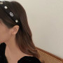 Luxury Rhinestone Letter Headbands for Women Girls designer Temperament Cortex Wide Edge Hairband Headdress Hair Accessories