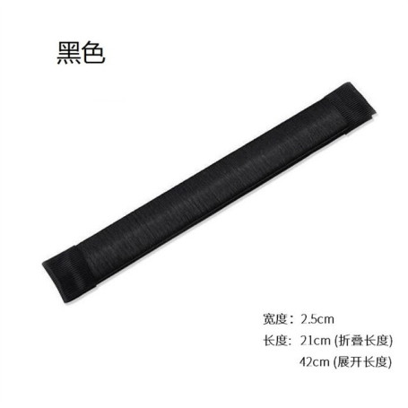 French Donuts Headband for Woman Fashion Hair Circle Bun Maker Tools Headwear Magic DIY Hair Accessories for Wedding Party