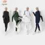 3PCS Muslim Sport Wear Sets For Women Hijab Islamic Fashion Clothing Woman Blouse Modest Long Sleeve Tops Pants Casual Clothes