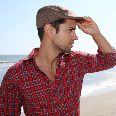 Retro Men Beret Hats Classic Stripe Cap Unisex Casual Street Adjustable Peaked Octagonal Painter Cap