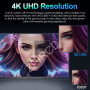 16/18 Inch 4K 144Hz Touchscreen Portable Monitor 100%DCI-P3 HDR 1MS FreeSync IPS Screen Gaming Display For PC XBox PS4/5 Switch