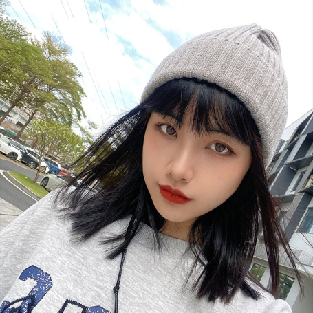 Crochet Skellies Hat Solid Color Unisex Knitted Beanies Caps