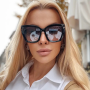 Men Women Popular Sun Glasses Driver Goggles Uv400 Gradient Lens