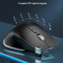 Wireless Mouse Bluetooth5.0+2.4GHz Dual Mode USB Gaming Mouse Ergonomic Rechargeable Silent  Vertical Mice for Computer