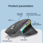 Wireless Mouse Bluetooth5.0+2.4GHz Dual Mode USB Gaming Mouse Ergonomic Rechargeable Silent  Vertical Mice for Computer