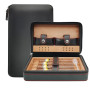 4pcs Humidor Cigar Box Travel Cigar Case orginizer without cutter lighter Leather Cedar Wood Cutter smoking accessories storage