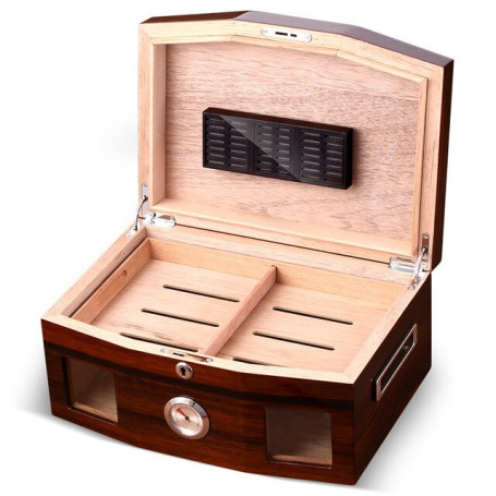HANNICOOK Cigar Humidor box cedar cigar box high gloss piano paint humidor box cigar box