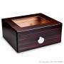 Hot Cedar Cigar Box Simple Quality Design Luxury Soft Portable Humidifier Cigarette Box Humidifier 258x218x106mm Max50