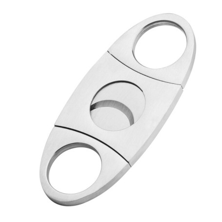 PU 2 Slots Cigar Case Set Portable Humidor Box W/ Stainless Steel Cutter Travel Smoking Cigarette Storage Accessories