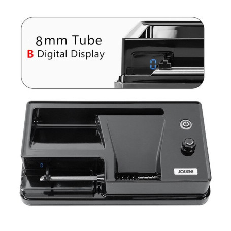 6.5/8mm Electric Cigarette Rolling Machine with Digital Display Upgraded Tobacco Injector Maker Smoking Accessories