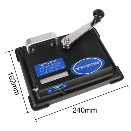 Manual Injector DIY Hand-cranked Gadget Smoking Accessories Cigarette Rolling Machine Tobacco Roller