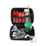 Snuff Bullet Snorter Set 11Pcs Snuff Sniffer Tobacco Tool Snuffer Bottle + Dispenser Spoon + Stash Jar + Plastic Funnel Man Gift