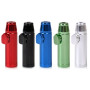 Pocket Aluminum Snuff Snorter Snuff Bottle Dispenser Bullet Shape Metal Snuff Bottle Lighters Smoking Accessories Sniff Devices