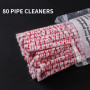 80pcs High Quality Cotton Smoking Pipe Cleaners Smoke Tobacco Pipe Cleaning Tool Cigarette Holder Accessories