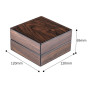 Cuban Cigar Cigarette Ashtray Wood Square Box Include Cigar Cutter Holder And Hole Opener Smoking Accessories