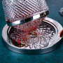 Rotary Glass Red Wine Decanter Luxurious Kitchen Bar Tools Tumbler Design Whisky Pourer Dispenser Wine Aerator 1500ml