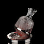 Rotary Glass Red Wine Decanter Luxurious Kitchen Bar Tools Tumbler Design Whisky Pourer Dispenser Wine Aerator 1500ml
