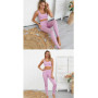 2 Pieces Seamless Fitness Women Suit Gym Push Up Clothes Workout Sport Set Padded Sports Bra High Waist Legging Sportswear