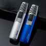 New Personality Small Airbrush Gas Lighter Visible Gas Window Metal Inflatable Lighters Cigarette Cigar Accessories Gift For Man