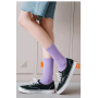 5 Pairs/set Women Socks Soft Fashion Travel Mid-calf Length Mixed Color Outdoor Sports Striped Daily Elastic Warm