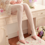 Women's Tights Sexy Knitted Cotton Tights Hollow Out Striped Stockings Pantyhose
