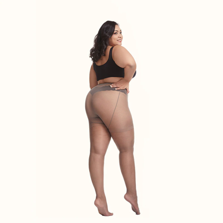 Ultrathin Transparent Pantyhose Elasticity Tights Queen Size Stocking Tear-Resistant Nylon Women's Sexy Stockings