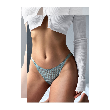 Hollow Out Women's Panties Sexy Seamless Perspective Underwear Female Lingerie Solid Color Briefs Ladies