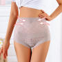 Sexy Lace Europe Women Seamless Hip Raise Slimming Tummy Control Transparent Panties XL Plus Size Lingerie