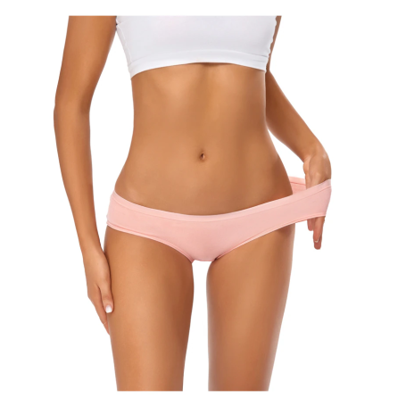 3PCS/Set Women's Panties Cotton Underwear Solid Color Briefs Girls Low-Rise Soft Panty Underpants Lingerie